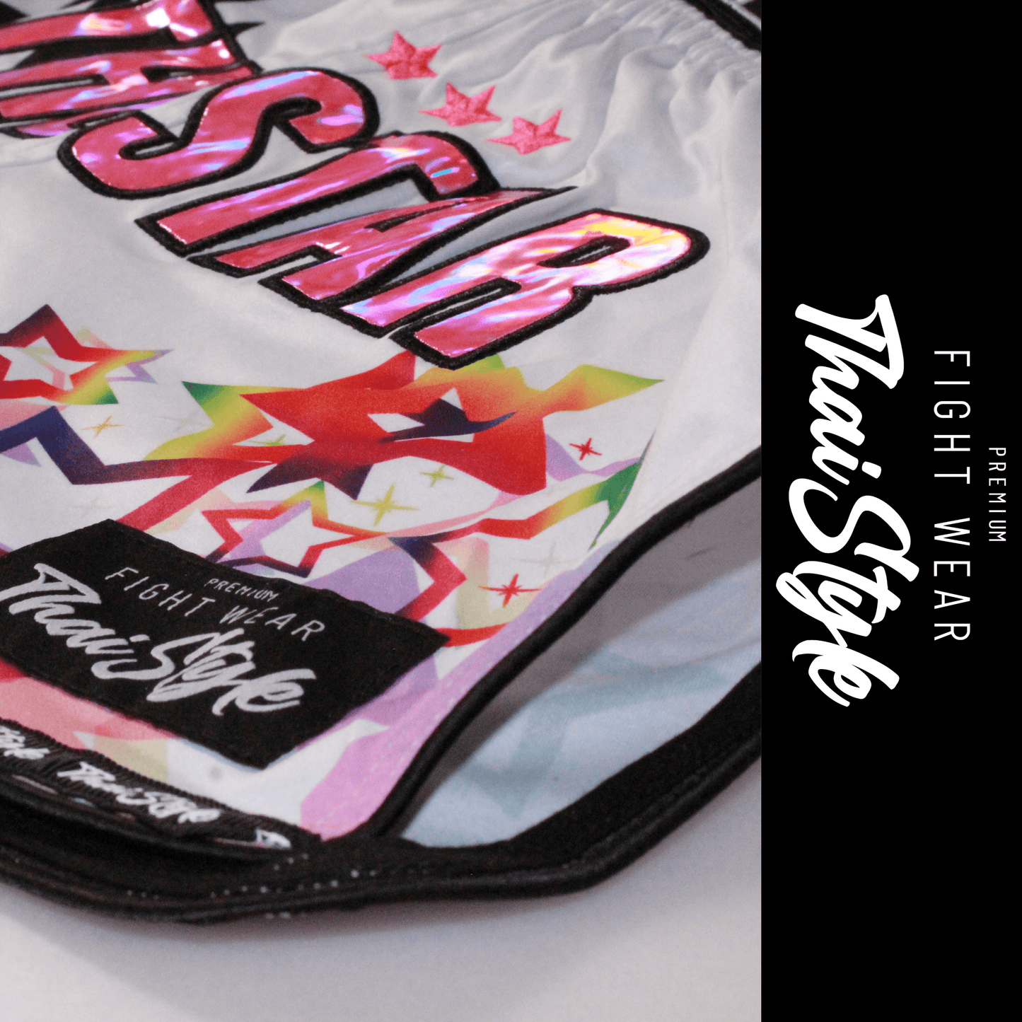 Muay Thai Shorts Pink Star