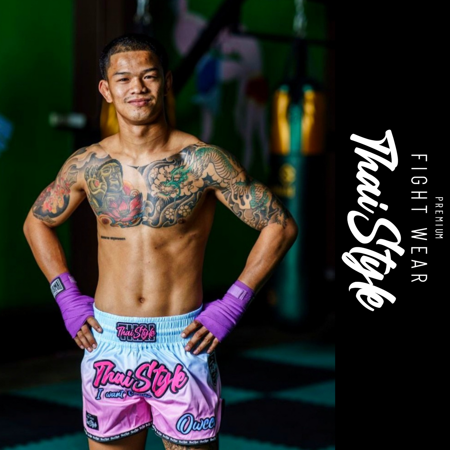 Muay Thai Shorts Cotton Candy