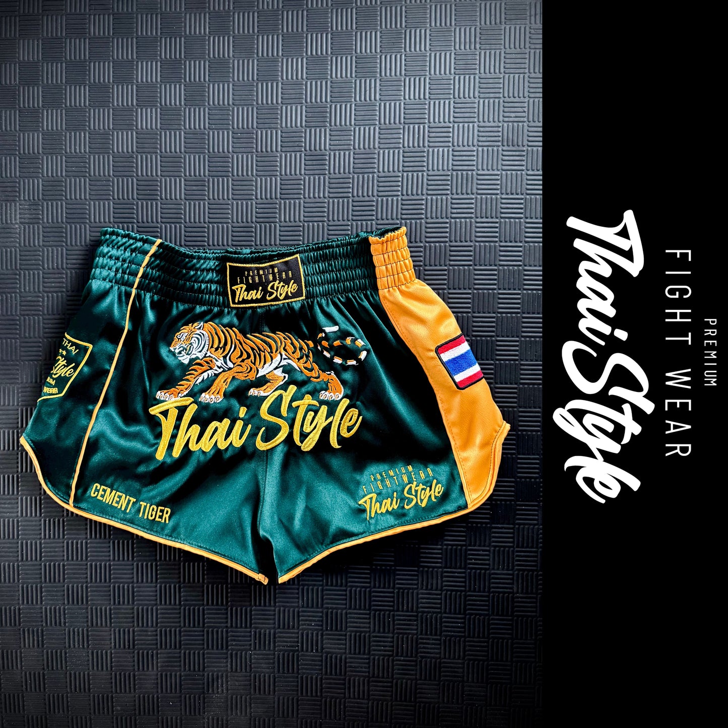 Muay Thai Shorts Cement Tiger