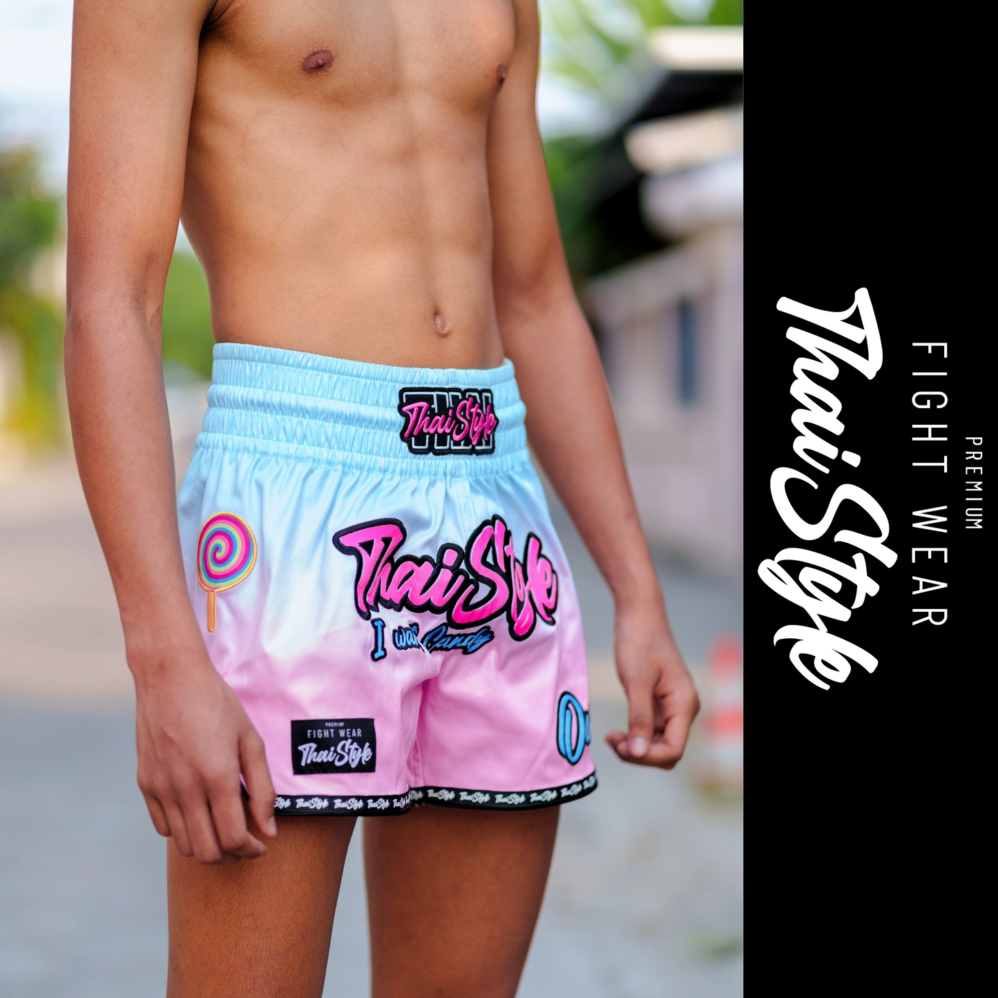 Muay Thai Shorts Cotton Candy