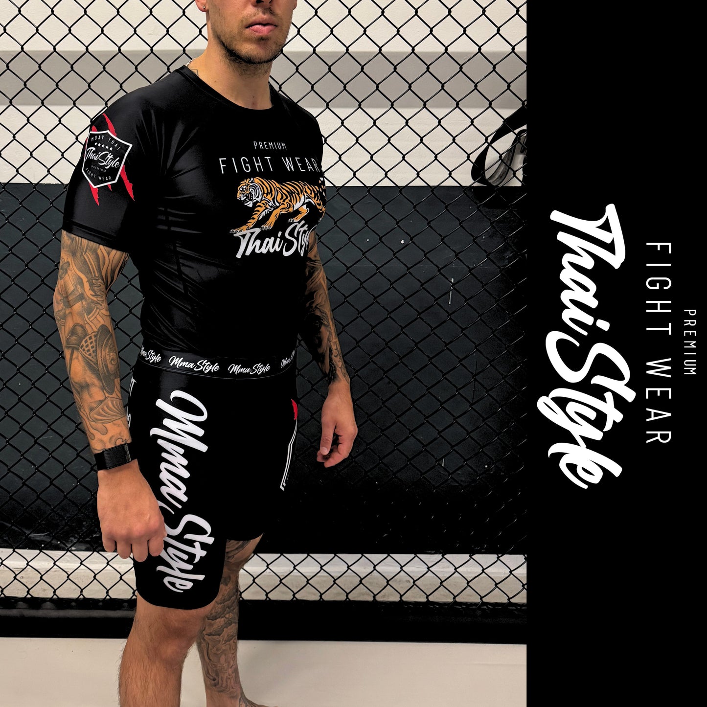 MMA Vale Tudo Shorts Tiger Spirit