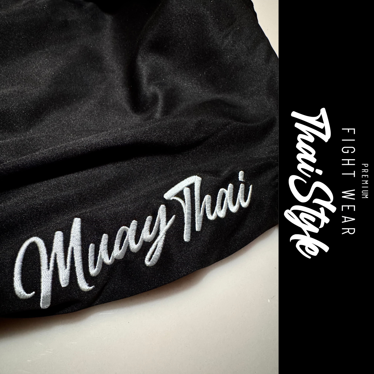 Signature Black Muay Thai Shorts