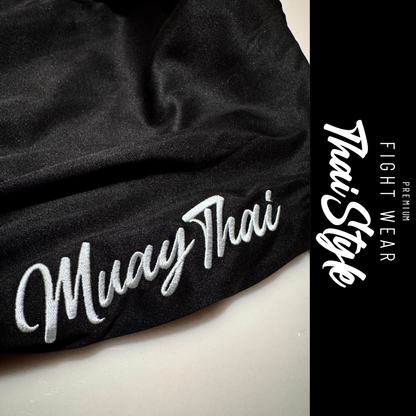 Signature Black Muay Thai Shorts