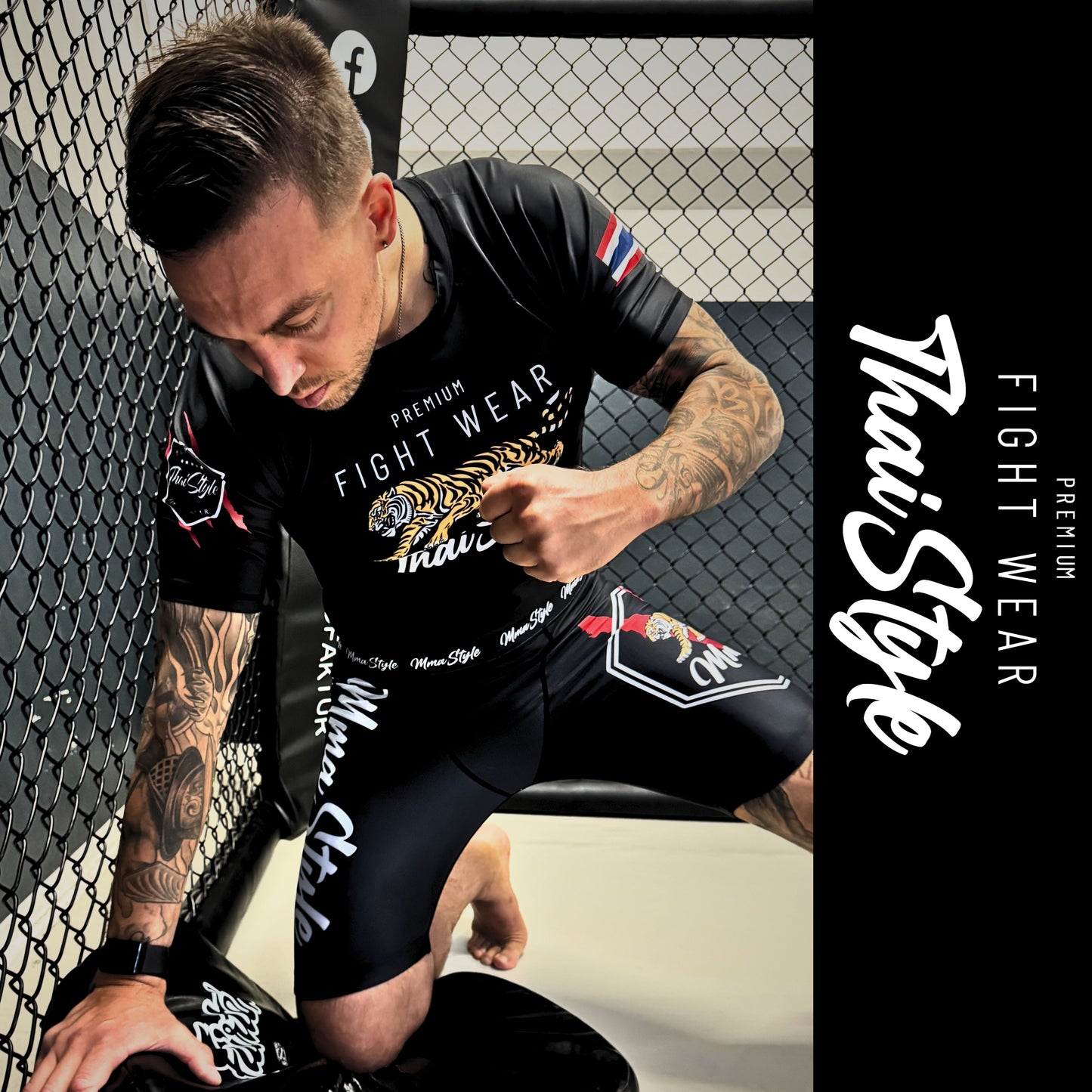 MMA Vale Tudo Shorts Tiger Spirit