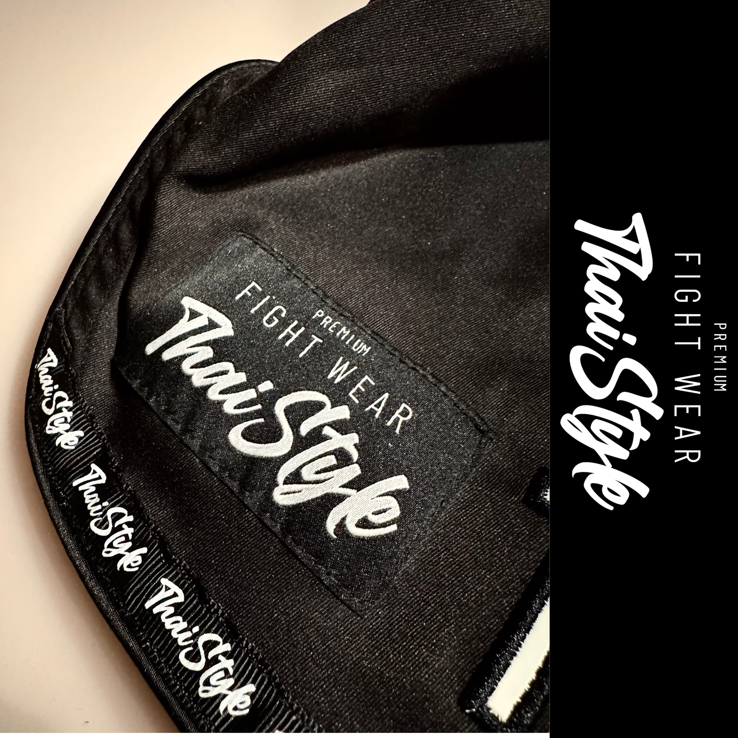 Signature Black Muay Thai Shorts