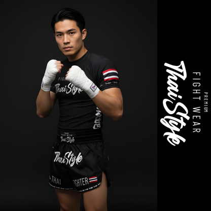 Signature Black Muay Thai Shorts