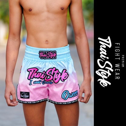 Muay Thai Shorts Cotton Candy