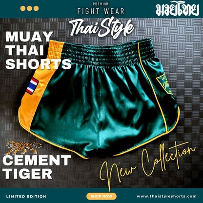 Muay Thai Shorts Cement Tiger