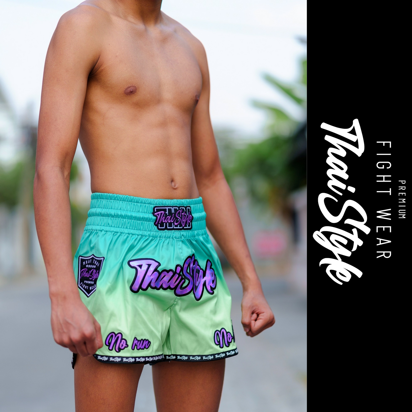 Muay Thai Shorts                      Magnificent Green