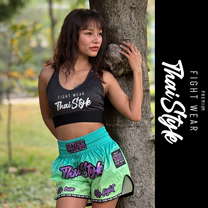 Muay Thai Shorts                      Magnificent Green