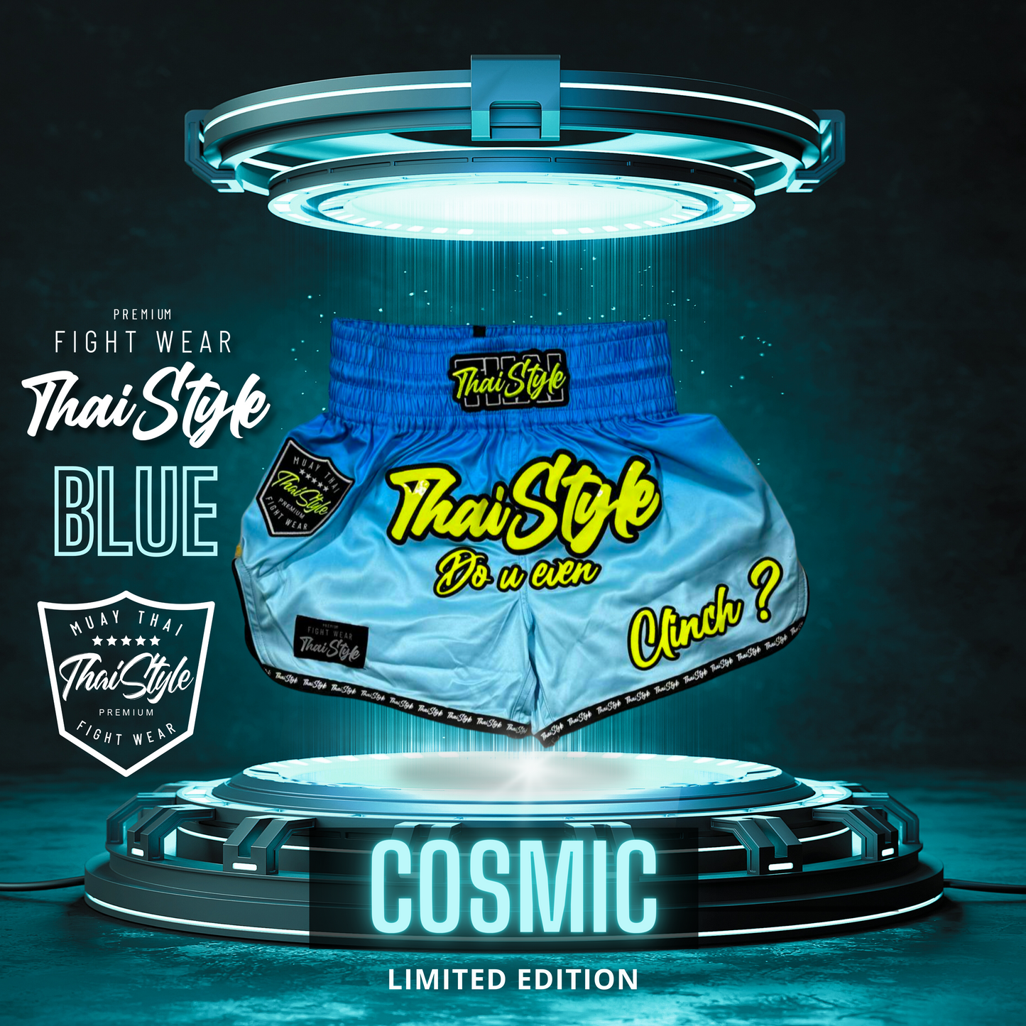 Muay Thai Shorts Cosmic Blue