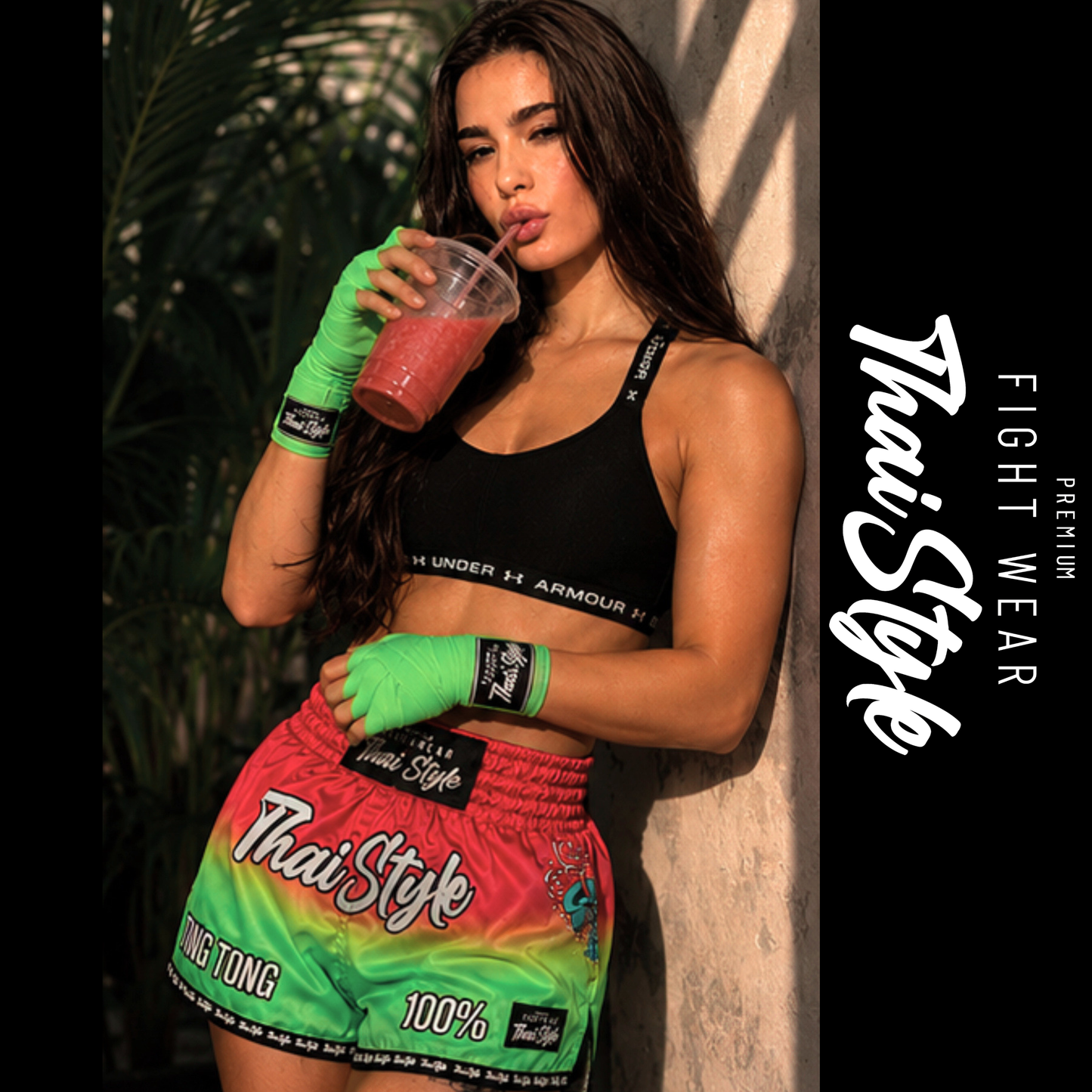 'TING TONG MELON' Muay Thai Shorts – Summer Edition