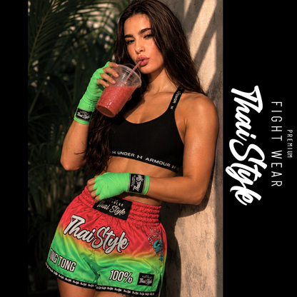 'TING TONG MELON' Muay Thai Shorts – Summer Edition