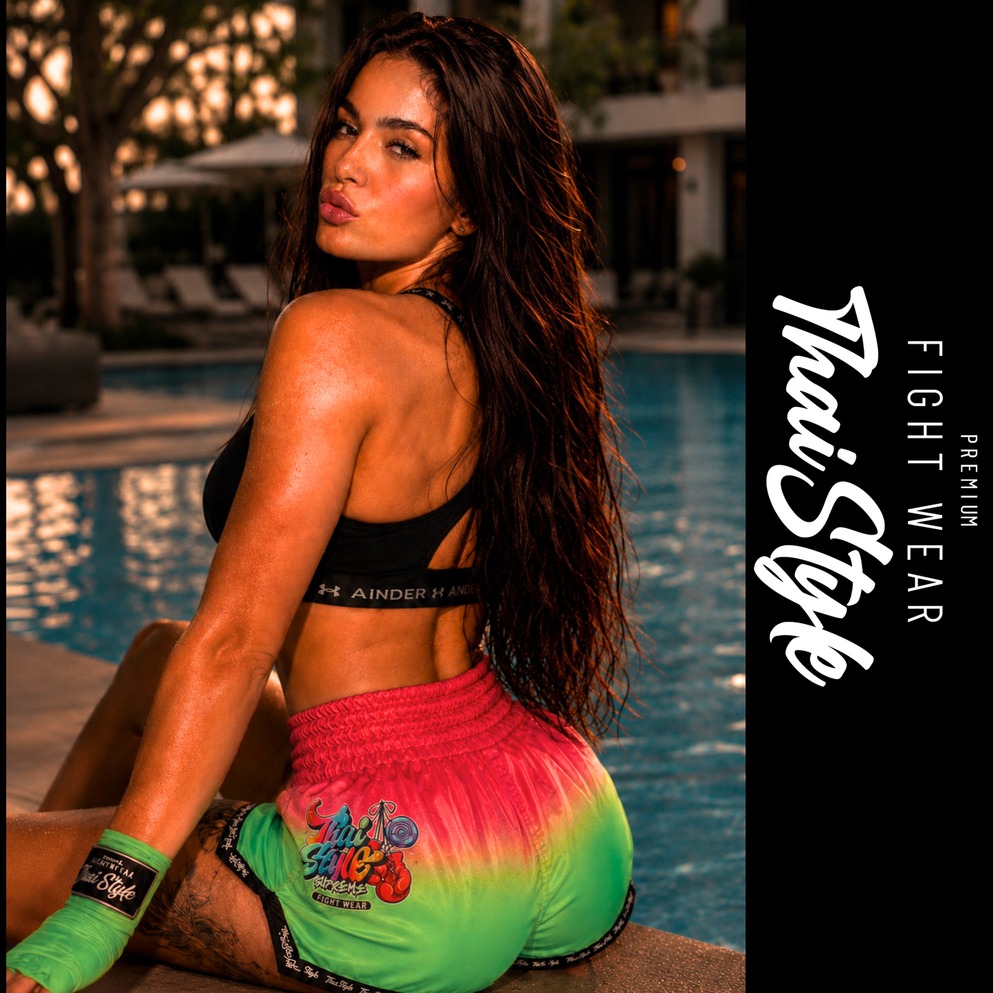 'TING TONG MELON' Muay Thai Shorts – Summer Edition