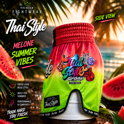 'TING TONG MELON' Muay Thai Shorts – Summer Edition