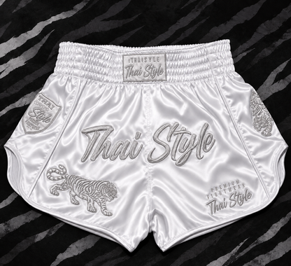 WHITE TIGER – Muay Thai Shorts
