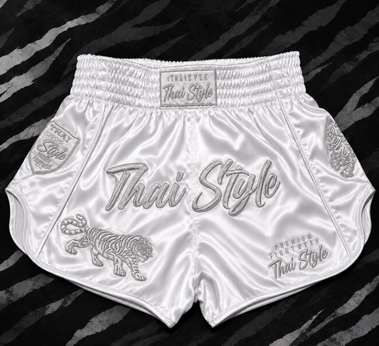 WHITE TIGER – Muay Thai Shorts