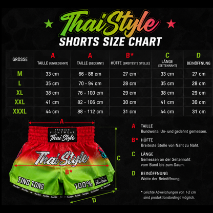 'TING TONG MELON' Muay Thai Shorts – Summer Edition